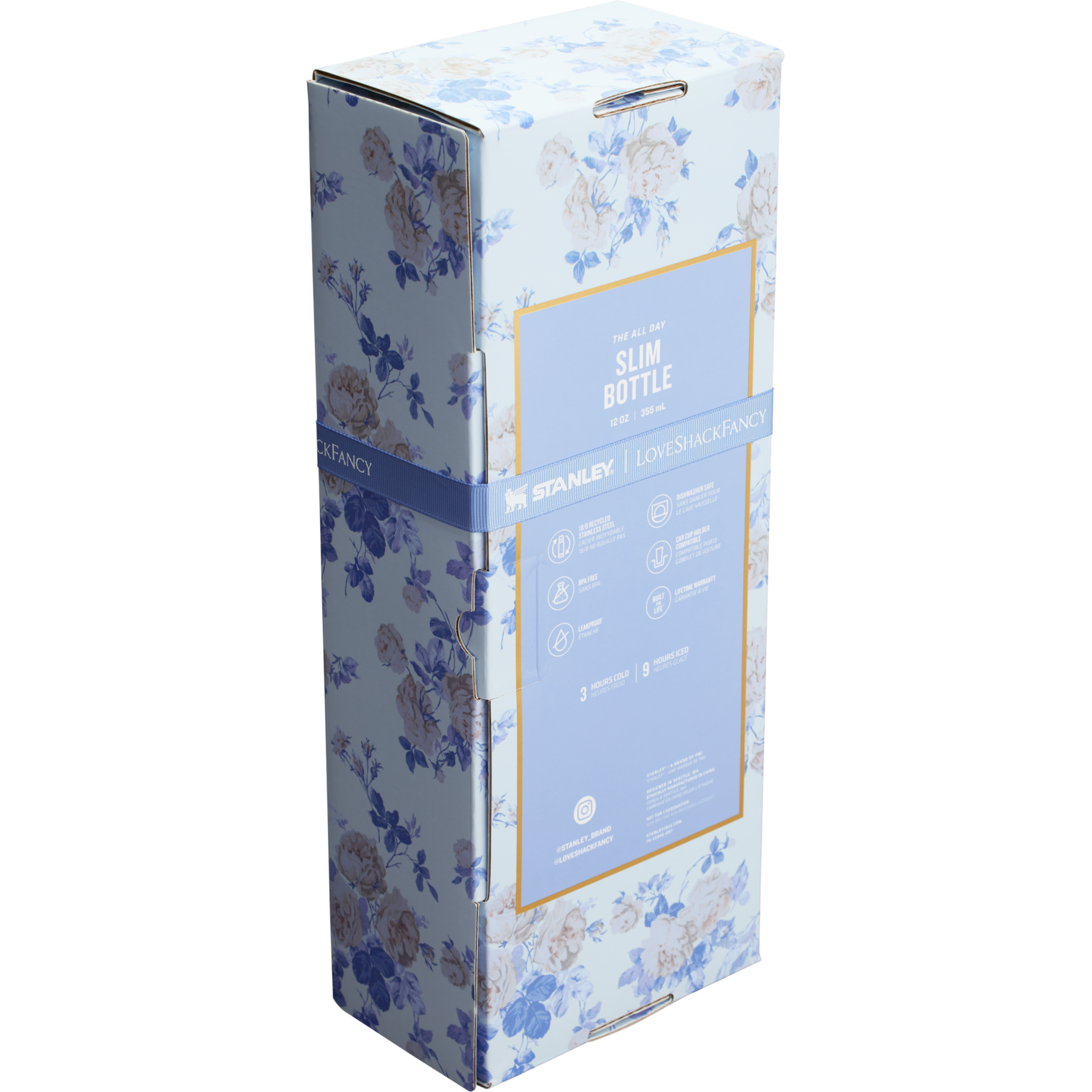 The Stanley x LoveShackFancy All Day Slim Bottle | 12 OZ (Vault) - Image 6