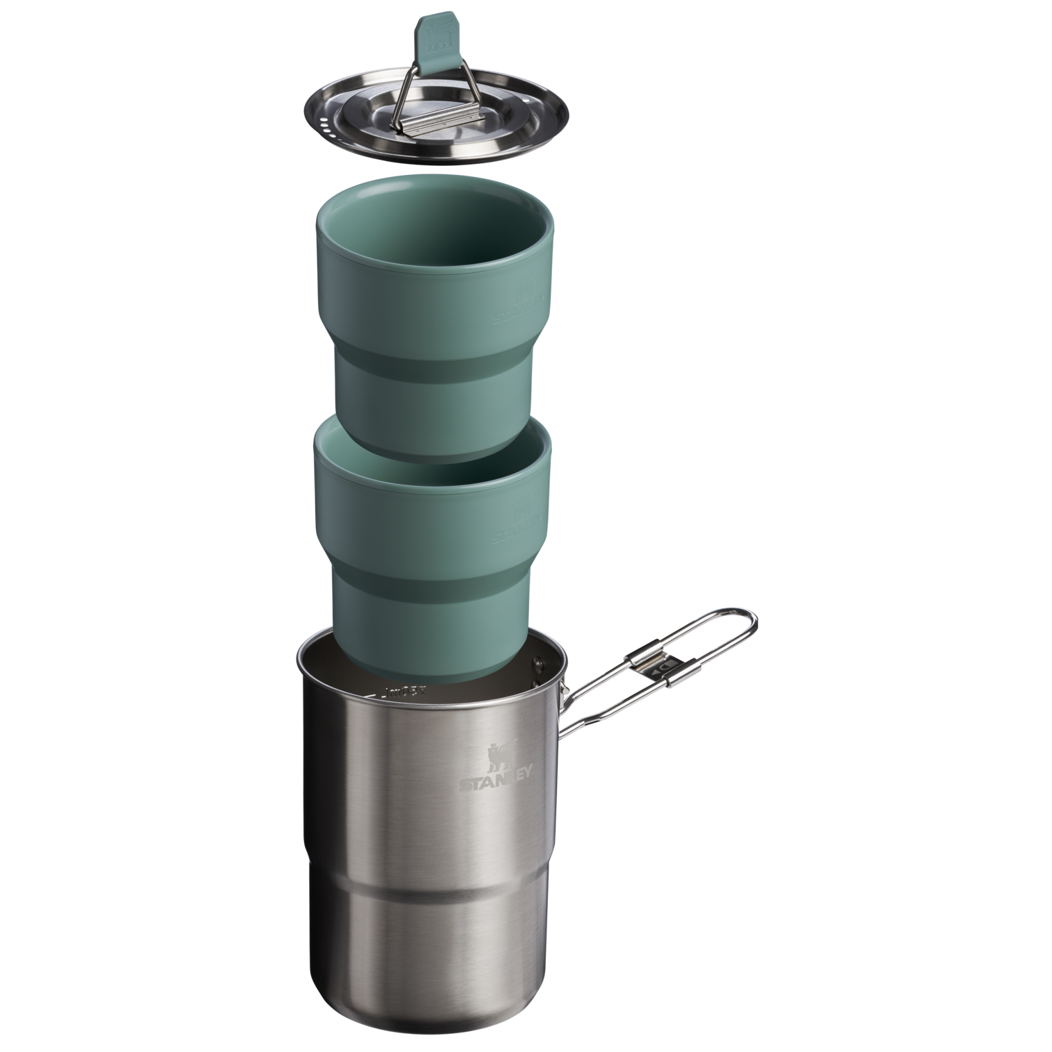 The Wildfare Go Two Cup Cookset 4-piece set | 1 QT - Image 3